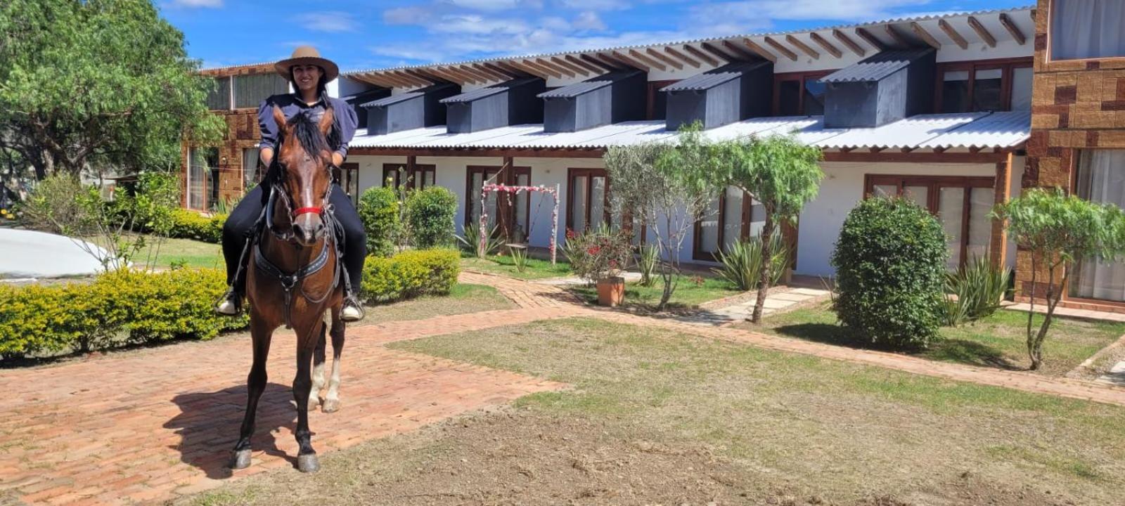 Hotel Entre Sombreros Villa de Leyva Exterior foto